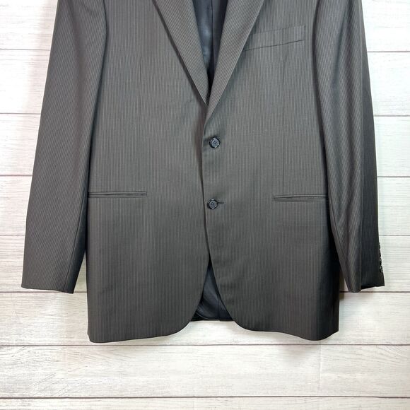 BURBERRY London Blazer Mens Sz 40R 100% Wool USA Woven Sport Coat Preppy Luxury - Picture 4 of 12